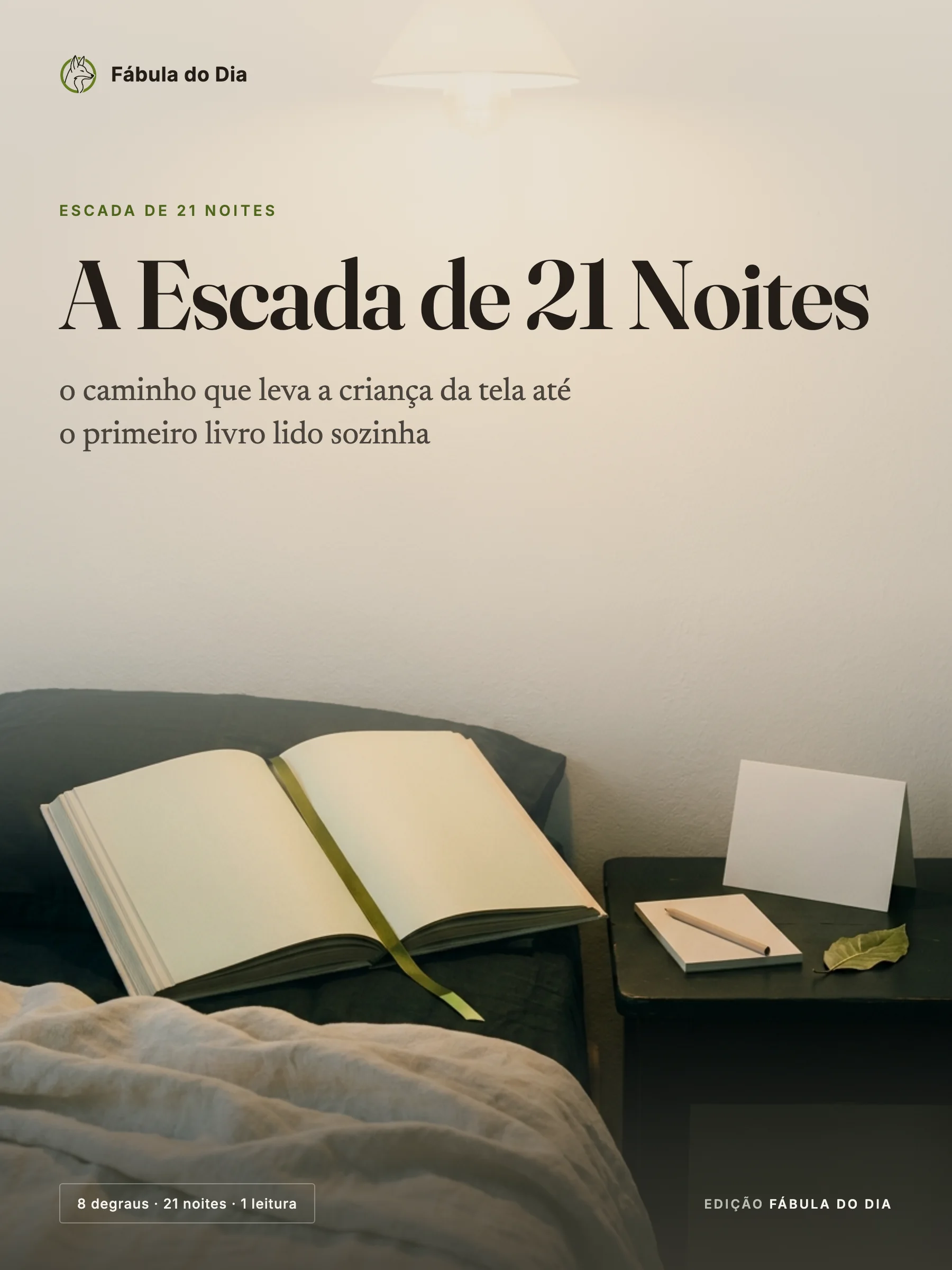 Capa do guia A Escada de 21 Noites